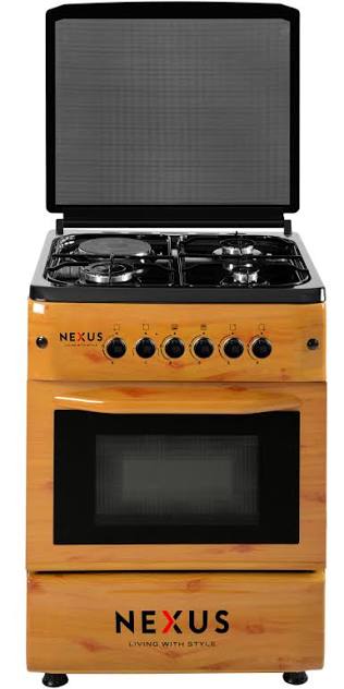 NEXUS TURKEY GAS COOKER 3+1 6004 WOOD FINISH